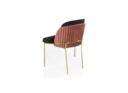 Dining room chair Chair Kitchen Chair Recliner Luxury Pink Black Modern
